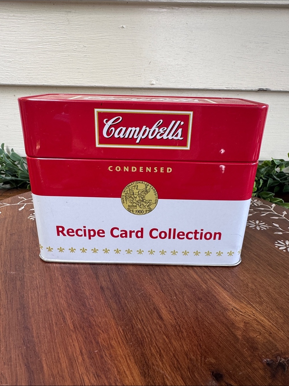 Campbell's Red & White Recipe Card Collection Tin